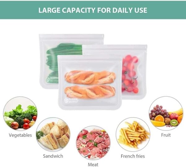 Ziploc Gallon, Quart, Sandwich, and Snack Storage Bags - Variety pack - 347 Total - Image 2